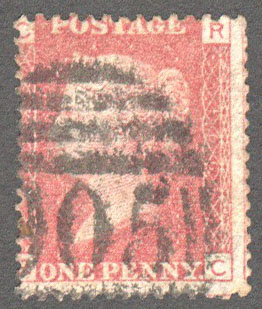 Great Britain Scott 33 Used Plate 106 - RC - Click Image to Close